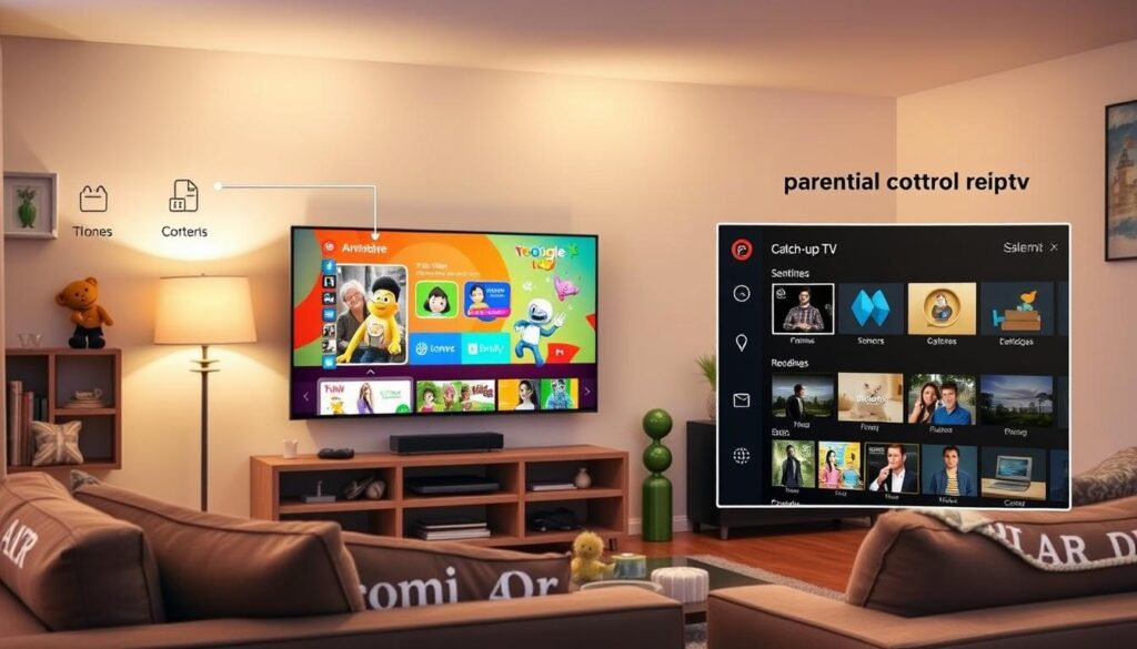 GOLDEN OTT parental controls and catch-up TV features