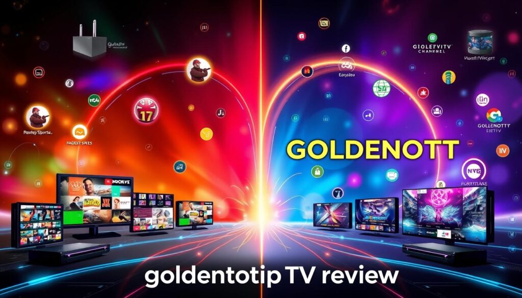 Comparing GOLDENOTT to other IPTV services