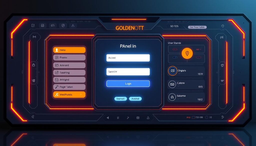 GOLDENOTT new panel log in