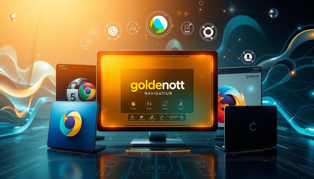 using goldenott on browser